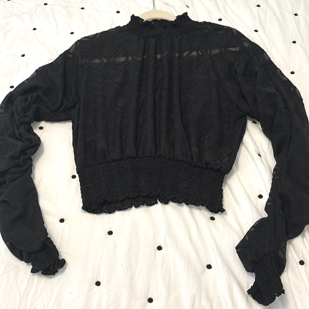 Elegant Black Women's Top
